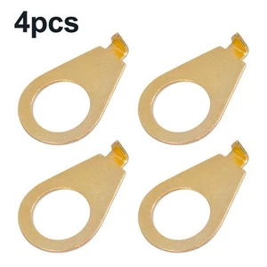 Guitar Knobs Plates Indicator Washers Gold Kit Metal Parts Set 22X14.2mm - Picture 1 of 18