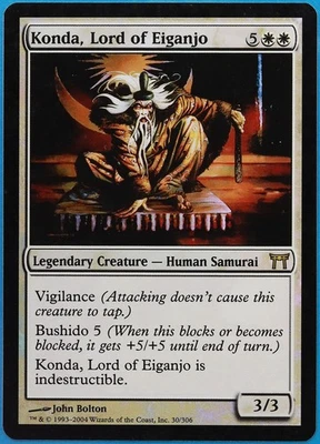 Konda, Lord of Eiganjo FOIL Champions of Kamigawa PLD CARD (493701) ABUGames - Image 1 of 2
