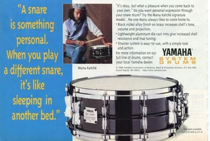 Yamaha Manu Katche Signature 6,5" x 14" Snare Drum Made in Japan - Bild 1 von 13