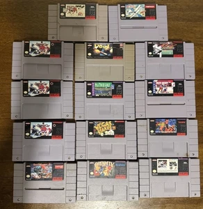 Lot of 14 Super Nintendo SNES Games All Tested & Works - Bild 1 von 12