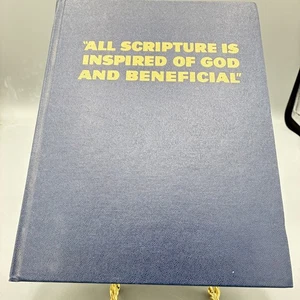 All Scripture Is Inspired Of God And Beneficial Watchtower 1963 1st Ed HC New - Picture 1 of 2