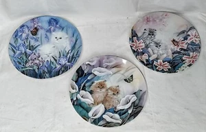 3 PLACAS DE COLECCIONISTA CON L. GEORGE "PETAL PALS" - LILY CHANG - CAJA Y PAPELES - COMO NUEVO - Imagen 1 de 5