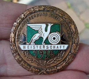 original Abzeichen Mannheim 1936 Kriegerbund Mannheim - Bild 1 von 2