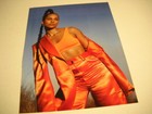 ALICIA KEYS in bright orange outfit Original 2019 PROMO POSTER AD mint condition