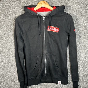 Nike Hoodie Mens M Black Full Zip Canada Graphic Sportswear Jacket - Picture 1 of 10