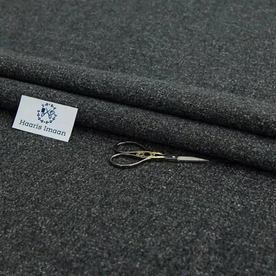 HAARIS IMAAN Woven Chenille, Upholstery Fabric Textile Material Curtain, Sofa, Car - Charcoal