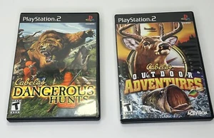 Lote/funcionando de Cabela's Dangerous Hunts and Cabela's Outdoor Adventures para Ps2 - Imagen 1 de 3