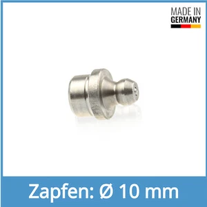 DIN 71412 A (H1A) 10mm Edelstahl V2A Kegelschmiernippel Schmiernippel - Picture 1 of 1