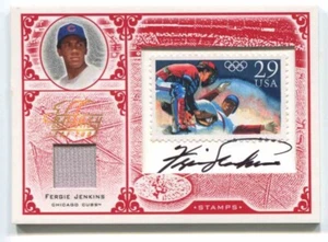 Sello del siglo Leaf 2005 reliquia automática automática #28 Fergie Jenkins Cubs 9/29 - Imagen 1 de 4