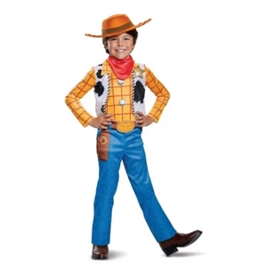 Toy Story Boy's Woody Halloween Costume with Hat - 7-8 Medium #C75 - Picture 1 of 10