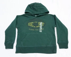 GAP Boy's Beast Guard the Yard Pullover Logo Hoodie CK7 Campus Green Small NWT - Picture 1 of 3