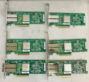 Lot of 6 QLogic QLE2562 8GB Dual Port Fibre Channel Mix Brand - Picture 1 of 2