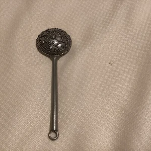 Tim Woodsman Pewter Coffee Scoop Spoon 2” Diameter - Picture 1 of 6