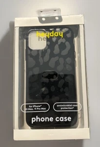 Heyday Bumper Phone Case for Apple iPhone XS Max, 11 Pro Max - Black Leopard - Picture 1 of 1