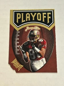 1998 PLAYOFF ABSOLUTE JERRY RICE #12 RETAIL SHIELD FOOTBALL DIE CUT 49ERS SP Z2 - Picture 1 of 2