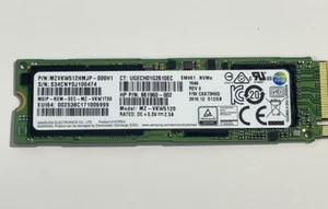 HP 861960-002 512GB SM961 NVME M.2 MZ-VKW5120 SSD - Picture 1 of 3