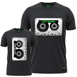 kikkbeatz® Herren T-Shirt Motiv: "Old School Tape" Musikkassette Retro 80er 90er - Bild 1 von 19