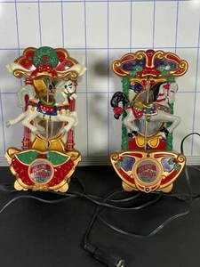 Vtg Mr Christmas Holiday Carousel Light Musical Horses Circus 1993 (NOT TESTED). - Picture 1 of 15