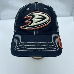 Nuevo sombrero ajustable de malla negra con ala curva cosida unisex Might Ducks - Imagen 1 de 8