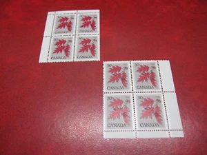 CANADA Unitrade# 720 30c MEDIUM-VALUE TREE DEFS.UL, LR BLANK CORNER BLOCK MNH - Picture 1 of 2