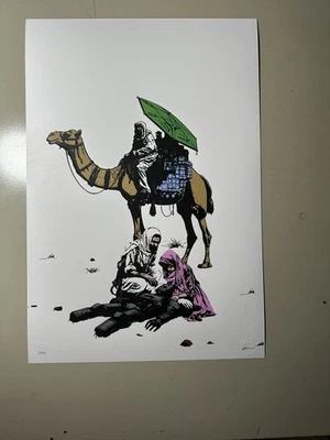 Mad Original Hand Painted Stencil Street Art  Graffiti Social Justice - Iran - Image 1 of 4