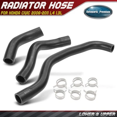 3x Manguera de refrigerante de radiador superior e inferior para Honda Civic Hybrid 2006-2011 L4 1,3 L Foto 1 de 4