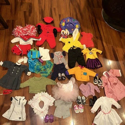 Large Lot American Girl Pleasant Company Clothing Samantha Kirsten Girl of Today - Image 1 of 4