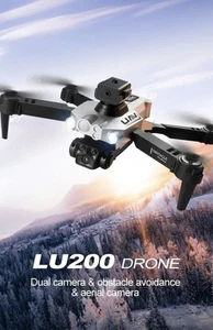 LU200 Drone 8K GPS Professional HD Aerial Photography Triple-Camera WIFI 2 batt - Picture 1 of 10