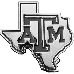 Texas A&M Aggies State 'ATM' metallo massiccio auto NCAA team logo emblema - Foto 1 di 1