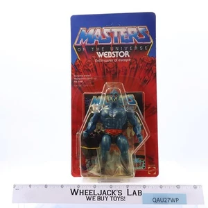 Webstor 12-Back Masters of the Universe MOTU 1983 Mattel Figure UNPUNCHED MOSC - Picture 1 of 4