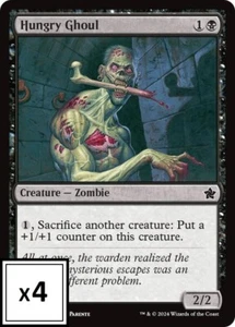 MTG (x4) Hungry Ghoul (x4) Playset (Foundations C#062) NM/LP - Bild 1 von 1