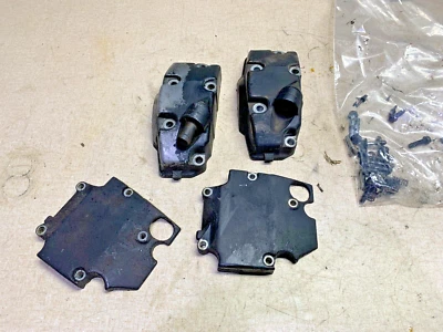 1992 HONDA SHADOW 1100 CAM ROCKER VALVE COVERS (CHARRED) - Image 1 of 3