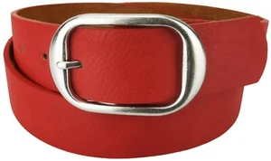 Damen Herren Basic Gürtel Breite 3,2cm echt Leder und Polyurethan bis 100cm 3168 - Bild 1 von 28