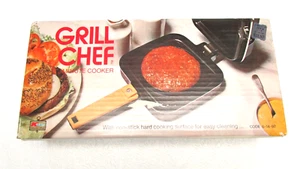 NUEVO Caja Abierta Vintage Parrilla Eléctrica Chef Minuto Cocina Antiadherente Kmart AM710 - Imagen 1 de 14