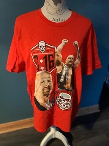 Camiseta roja WWE Legends Stone Cold Steve Austin para hombre talla 2xl (B5) - Imagen 1 de 4