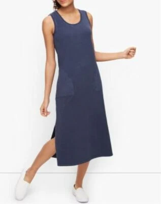 VESTIDO Talbots Plus Azul SIN MANGAS SUNKISSED RIEL 1X Foto 1 de 4