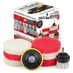 Cleaning Supplies Bathroom Accessories Scouring Pad Kit Grout Cleaner Scrub Pads - Picture 1 of 9