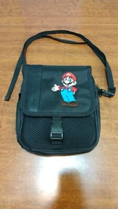 Bolsa de viaje negra Nintendo DS Mario estuche correa - Imagen 1 de 5