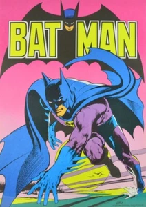 BATMAN ORIGINAL POSTER 1974 NEAL ADAMS NATIONAL PERIODICAL - Picture 1 of 1