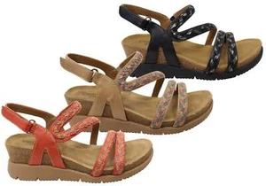 Brand New Comfortiva Silvia Womens Comfort Footbed Wide Fit Leather Sandals - Picture 1 of 23