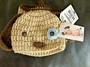 Aaron Brothers Säugling Baby Strickmütze Windelhülle Unterhose Set Welpe Hund Kostüm - Bild 1 von 2