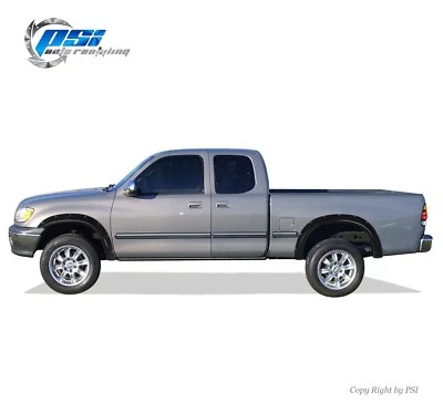 Black Paintable Pocket Bolt Fender Flares 2003-2006 Fits Toyota Tundra Full Set Foto 1 de 3
