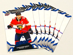 (7) Lotto carte Aleksander Barkov 2022-2023 Upper Deck MVP Blue Script NM-MT #182 - Foto 1 di 2