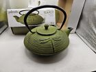 Primula Cast Iron 26 Oz. Dragonfly Teapot Green New Open Box  Stainless Infuser