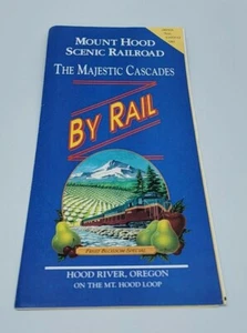 1993 MOUNT HOOD SCENIC RAILROAD BROCHURE  - Picture 1 of 3