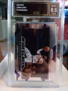 LeBron James 2021-22 NBA Panini Prizm #10 Widescreen GMA 8.5 Mint Graded Card  - Picture 1 of 2