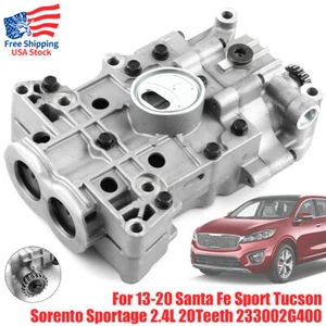 Bomba de aceite de motor para Hyundai Santa Fe Kia Sorento L4 2,4 L 2013-2018 23372G400 S+ - Imagen 1 de 8