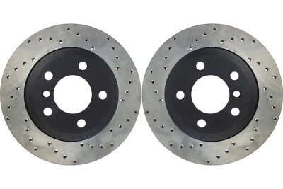 Rear PAIR Stoptech Disc Brake Rotor for 2007-2018 BMW X5 (42752) - Image 1 of 4