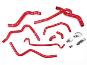 HPS Silicone Radiator + Heater Hose Kit for Ford 05-10 Mustang 4.0L V6 RED 07 08 - Foto 1 di 1