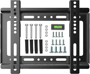 Fixed TV Wall Mount for Most 14~42 Inch 4K LED LCD Tvs & Monitor, Small Ultra Sl - Picture 1 of 9